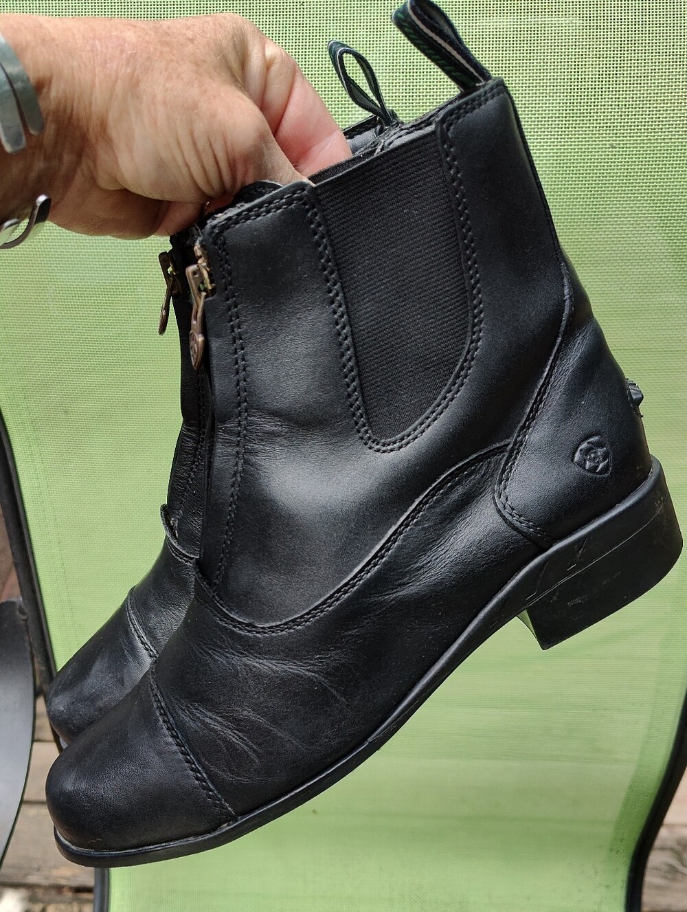 Ariat Devon IV Paddock Leather Riding Boots, Women's Sz7 Or Youth 5
